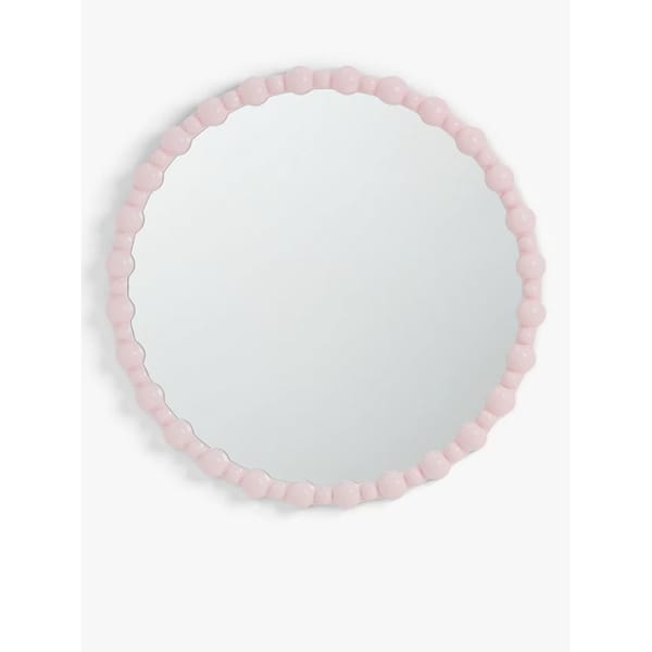 John Lewis + Matthew Williamson Bobbin Round Wall Mirror, - statemen mirror
