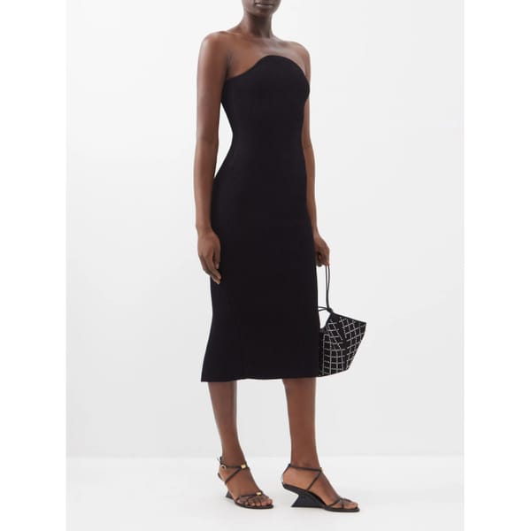 KHAITE Rummer ribbed-knit dress - quiet luxury