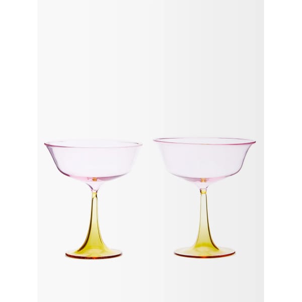 CAMPBELL-REY X Laguna B set of two Cosimo coupe glasses - dessert bowls
