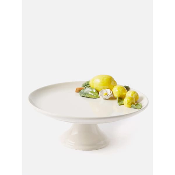 LES OTTOMANS Lemon ceramic cake stand - dessert bowls