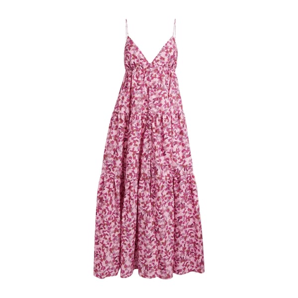 MATTEAU,Triangle Tiered Midi Dress- australian fashion brands