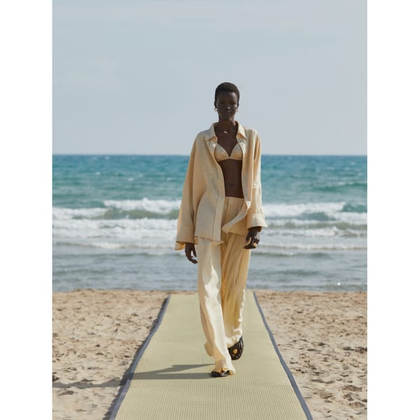 mmassimo dutti CO-ORDINATED OVERSIZE SHIRT IN 100_ LINEN - quiet luxury