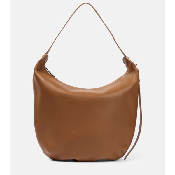 mmytheresa THE ROW Allie Medium leather shoulder bag - quiet luxury
