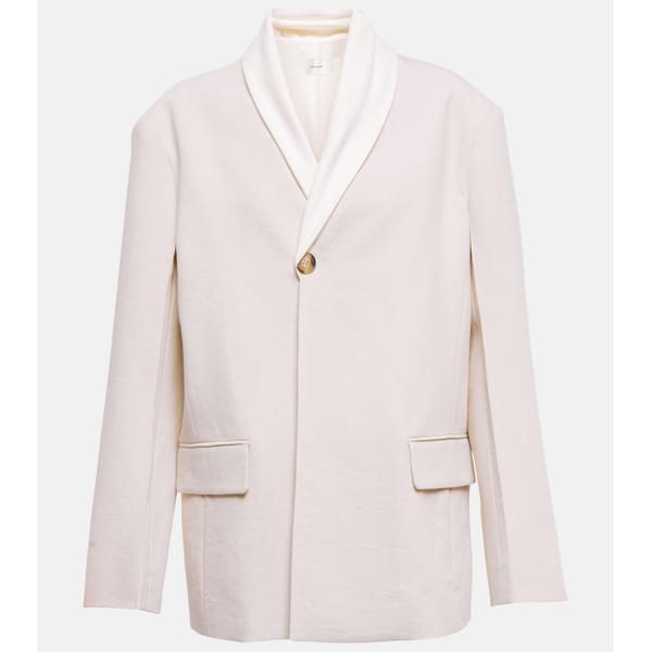 mytheresa THE ROW Jeanette virgin wool and silk blazer - quiet luxury