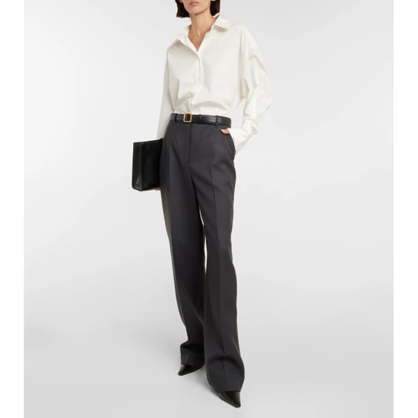 myy theresa THE ROW Acker high-rise wide-leg pants- quiet luxury