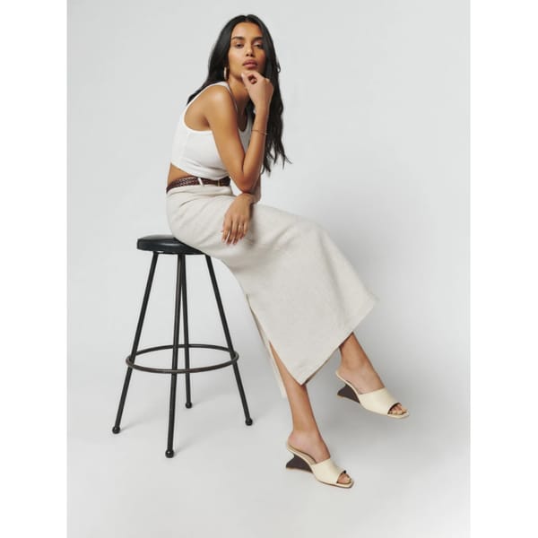 REFORMATION Enya Wedge Sandal,