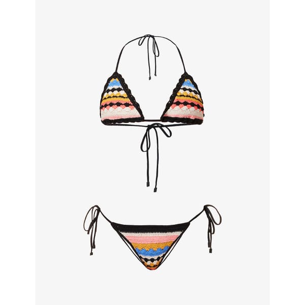 ZIMMERMANN Tiggy crochet-knit bikini set - surfer style