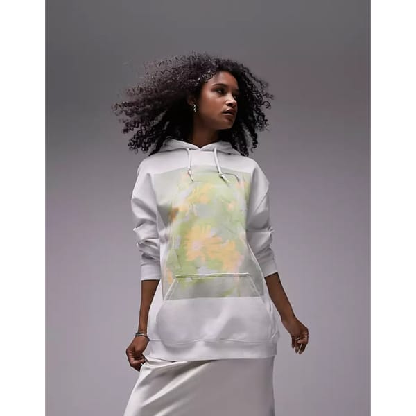 topshop floral hoodie - How To Style A Sweatshirt
