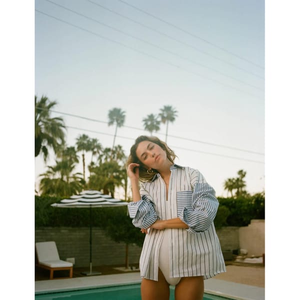 With NNothing Underneath THE WEEKEND- POPLIN, MIDNIGHT AND ROYAL BLUE STRIPE PATCHWORK - striped shirts