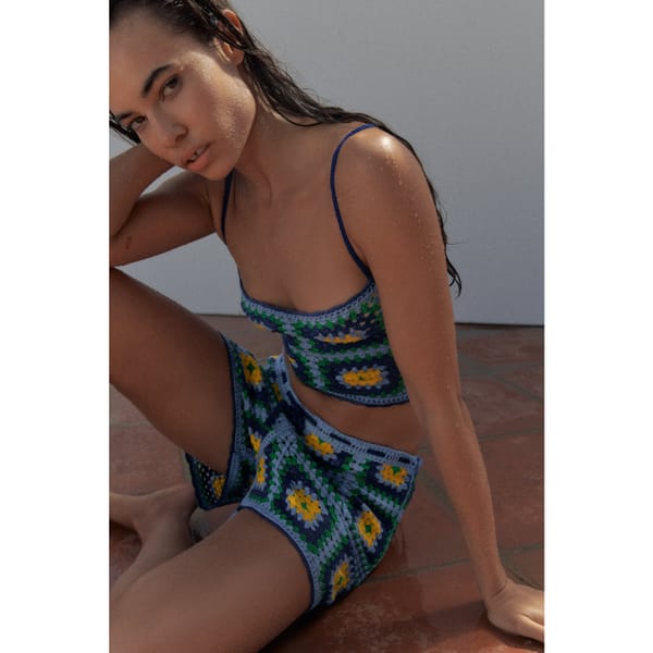 zara CROCHET SHORTS and top co ord-1 - surfer style
