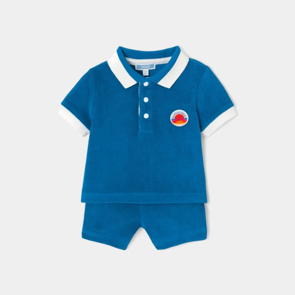 Baby Boy Terry Shorts Set- childrens clothing brands