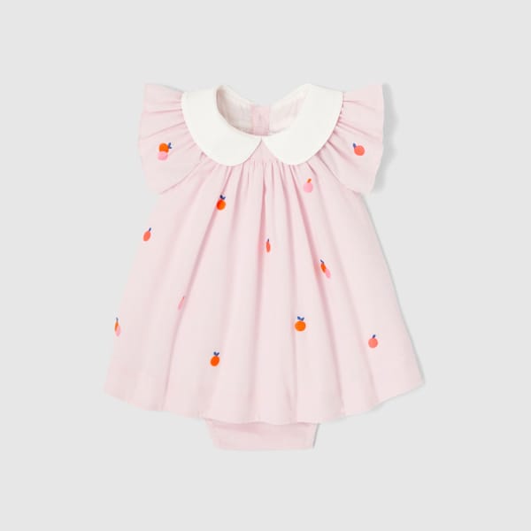 Baby Girl Embroidered Dress- childrens clothing brands