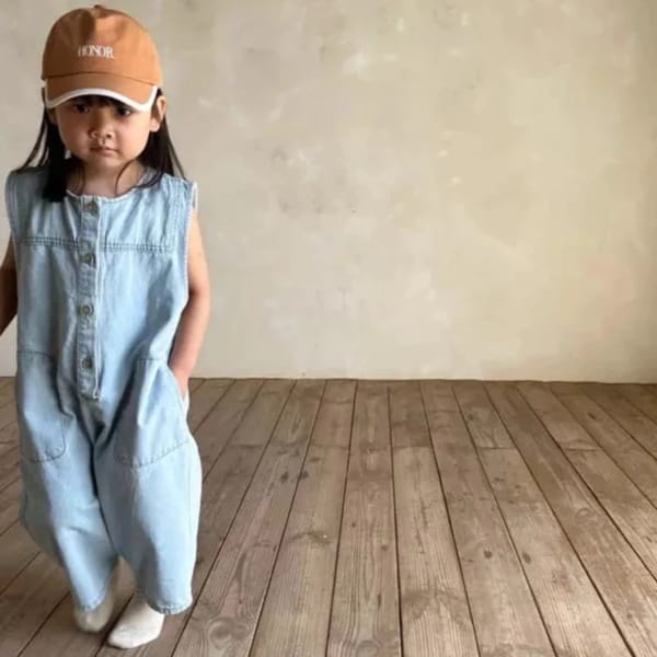 Bella Bambina Ato Light Denim All-in-One Overalls