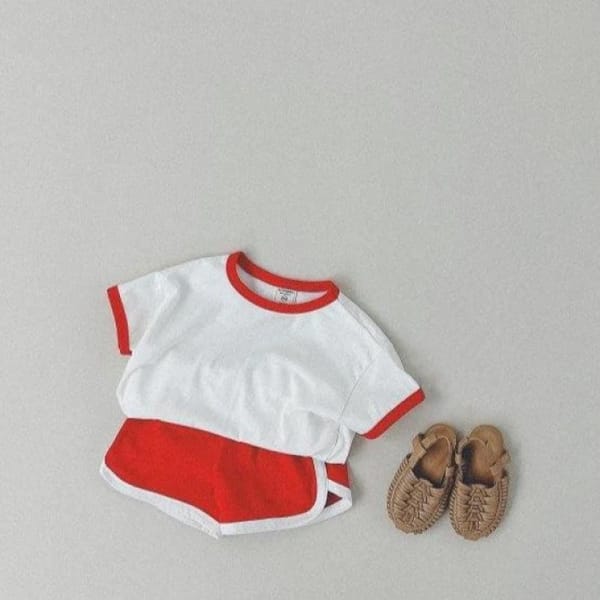 Soy Bean Maci Sporty T-Shirt and Shorts Summer Set