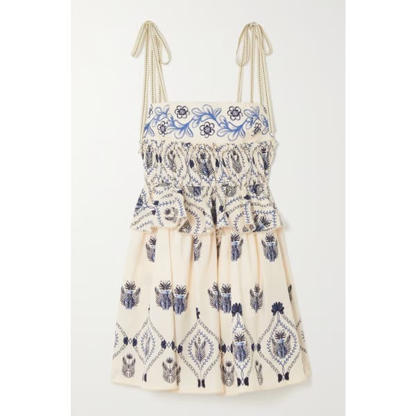 Luna Floral-Print TENCEL Lyocell Oareo
