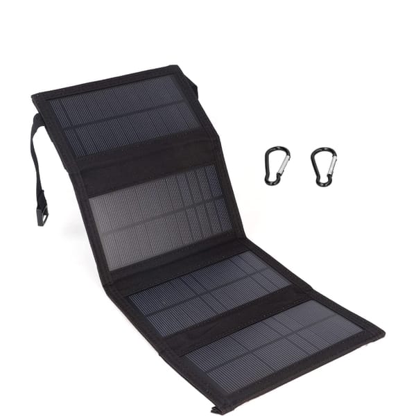 Foldable Solar Panel with 5V USB and 18V DC
