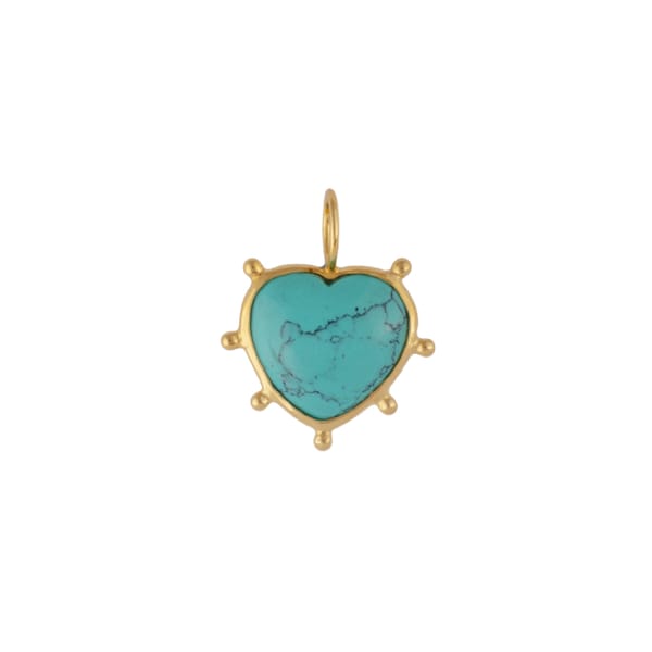 Jaipur Stone Heart Pendant