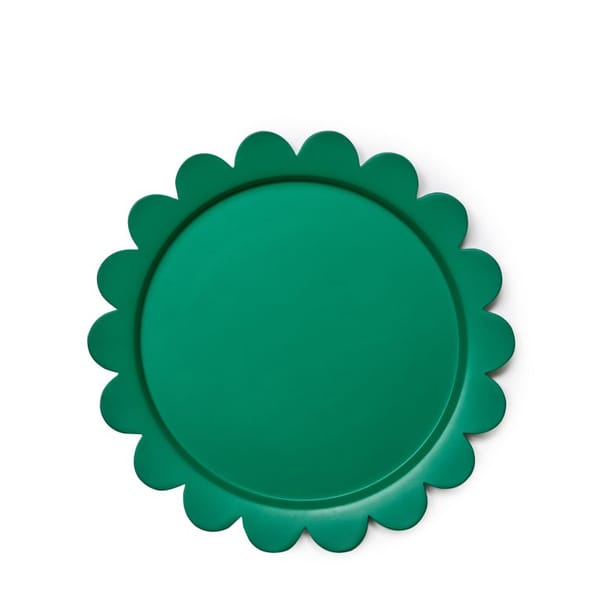 Scallop Tray in Green
