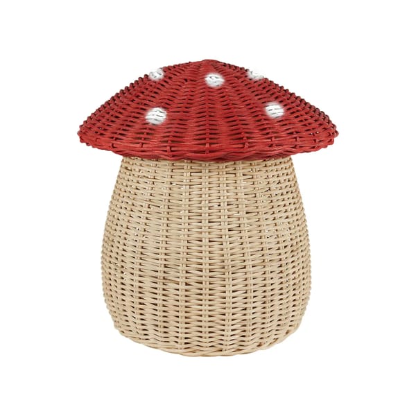 Toadstool Red Storage Basket
