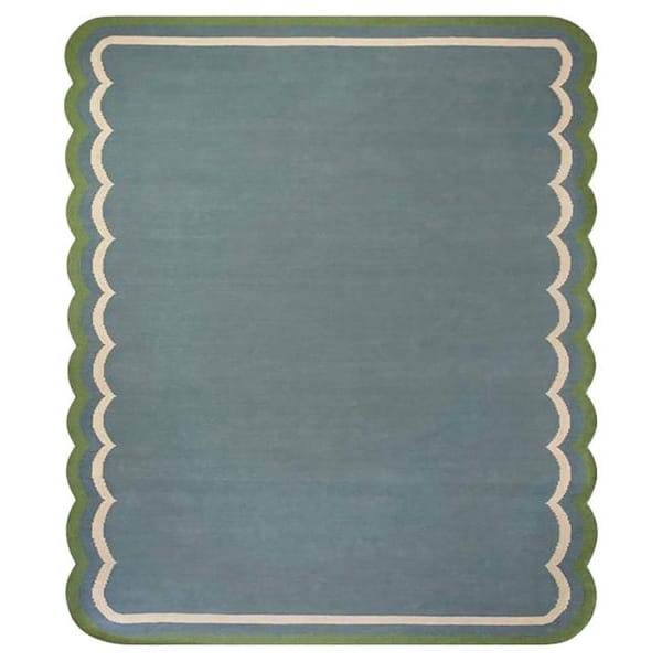 Scallop Rug Denim