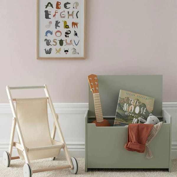 Kids Concept Toy Chest Light Green Star
