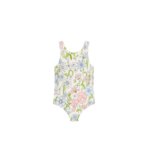 Mini Poppy Swimsuit In Summer Meadow
