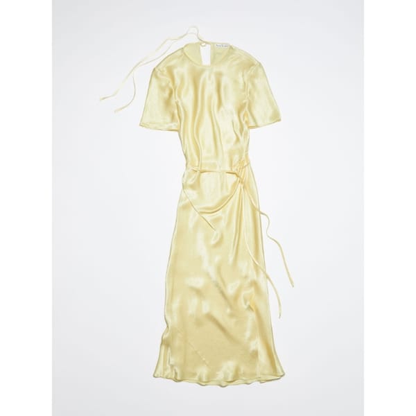 Satin Wrap Dress