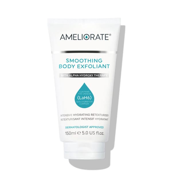 Best for long-lasting moisture- Ameliorate Smoothing Body Exfoliant, £18 Best for long-lasting moisture- Ameliorate Smoothing Body Exfoliant, £18