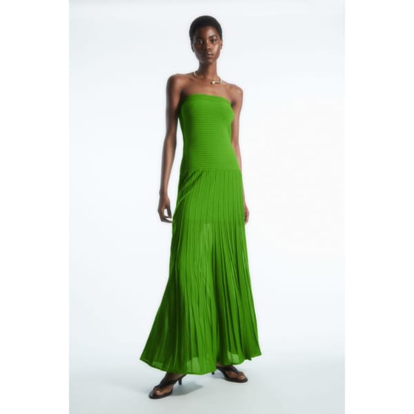 Knitted Bandeau Maxi Dress