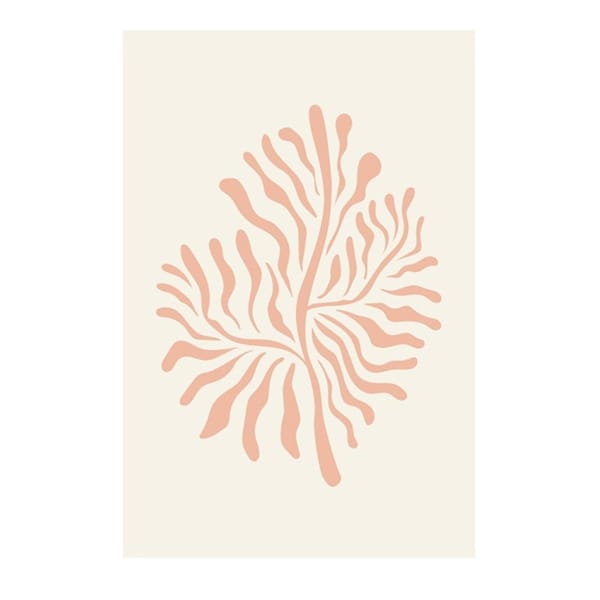 Pastel Coral Poster