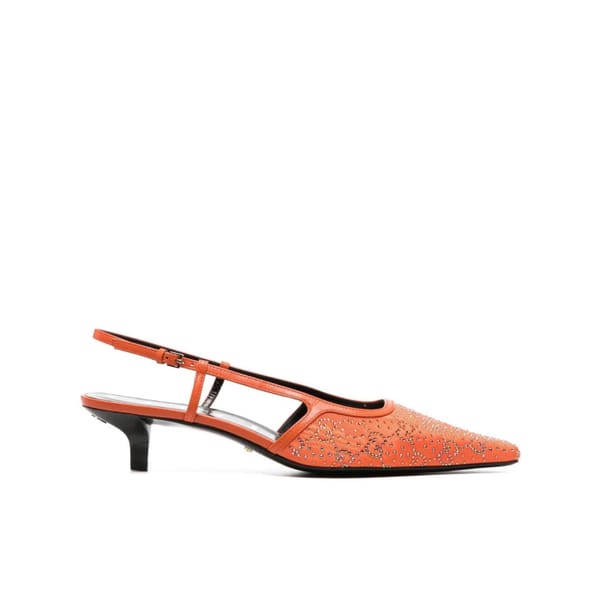 farfetch GG-embellished 35mm slingback pumps