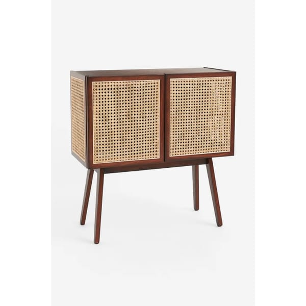 Rattan Door Cabinet