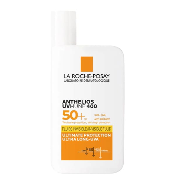 La Roche Posay Anthelios Uvmune 400 Invisible Fluid SPF50+ Sun Cream, £19