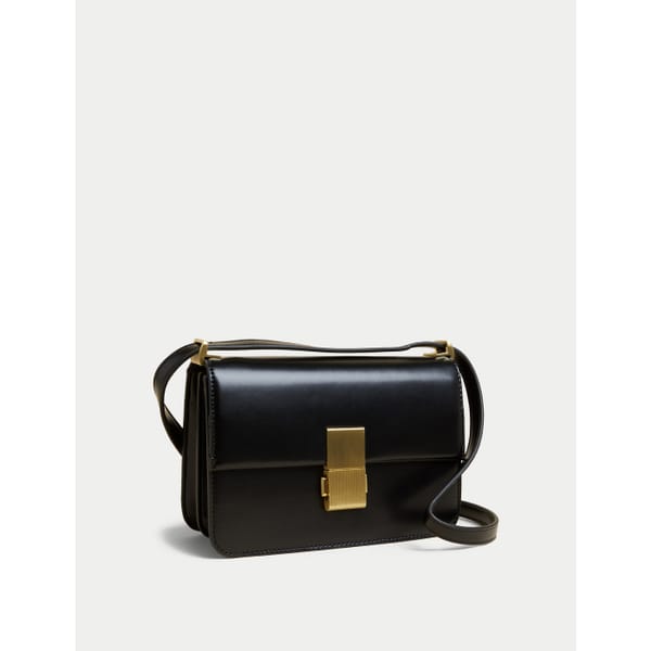 M_S Faux Leather Cross Body Bag