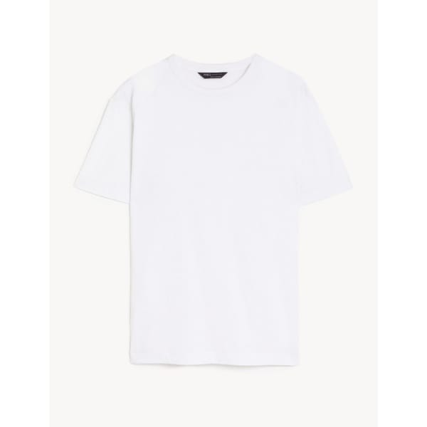 M_S Pure Cotton Crew Neck Oversized T-Shirt