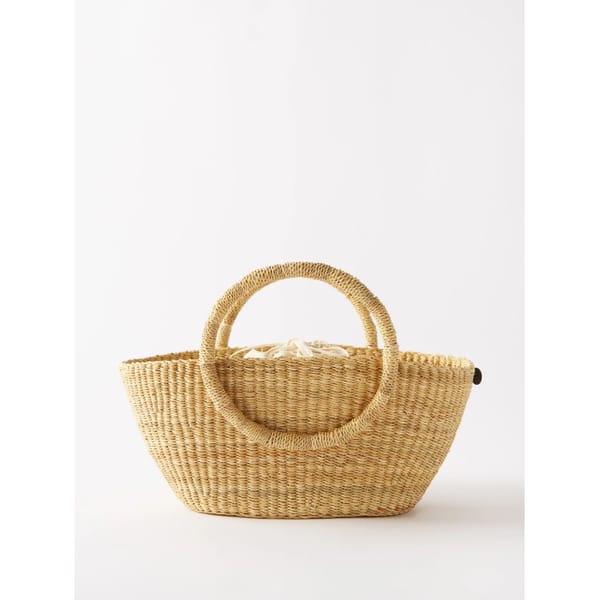 matchesfashion MUUÑ Luna mini basket bag