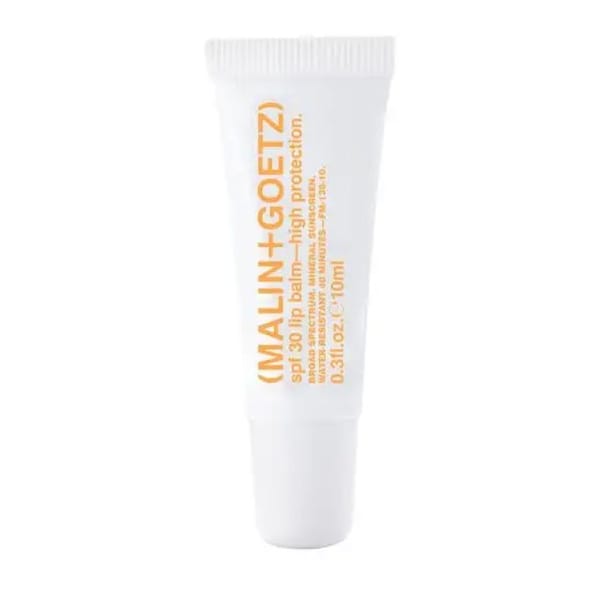 spf 30 lip balm–high protection.