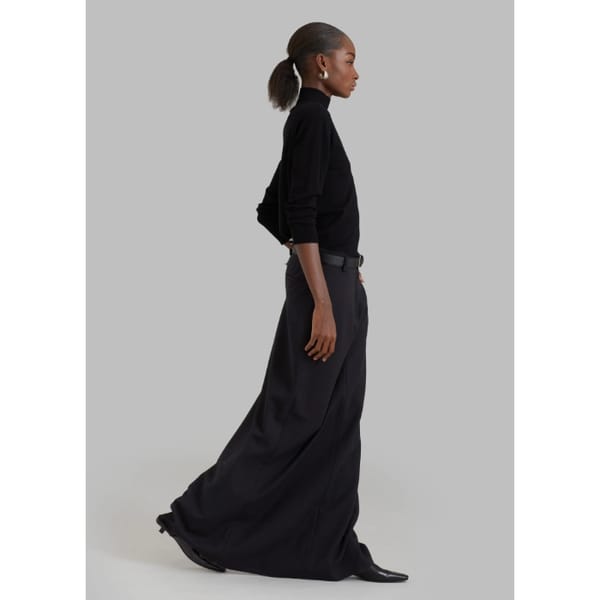 Malvo Long Pencil Skirt - Black