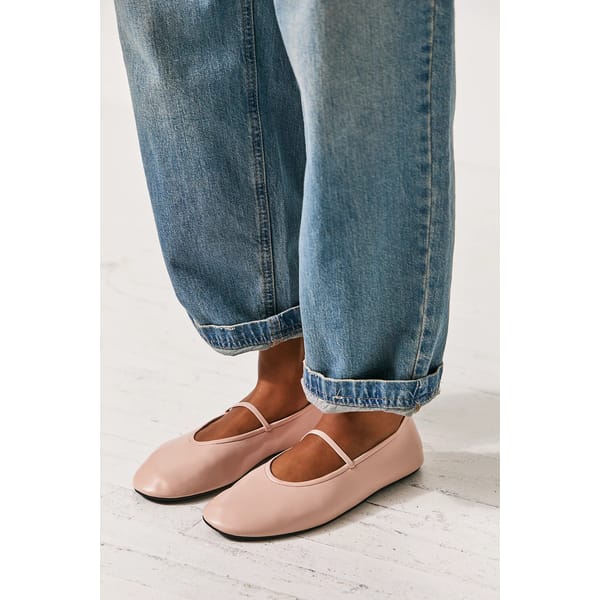 the row ballet flats dupe pink