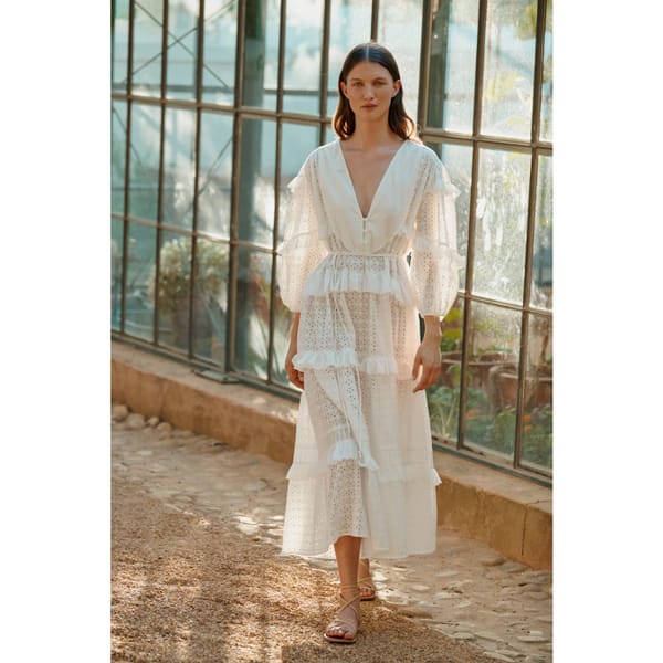 wigggy kit CAMPO DRESS (WHITE)