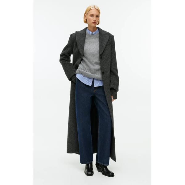arket grey coat