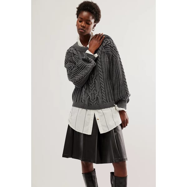 free people grey jumper