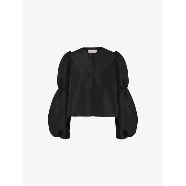 black ruched top