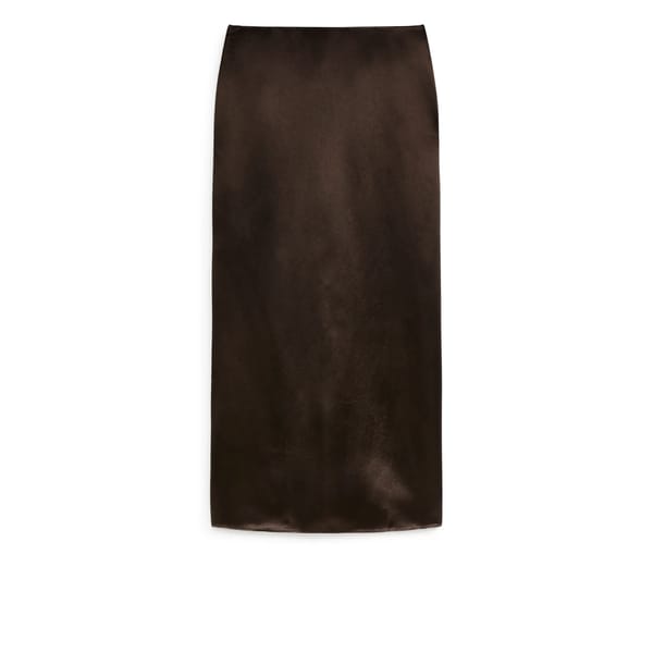 brown pencil skirt