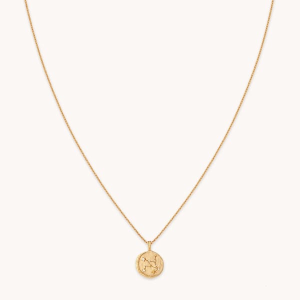 Zodiac Pendant Necklace in Gold