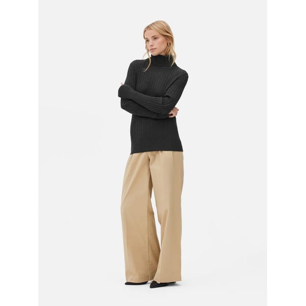 black jumper primark the edit