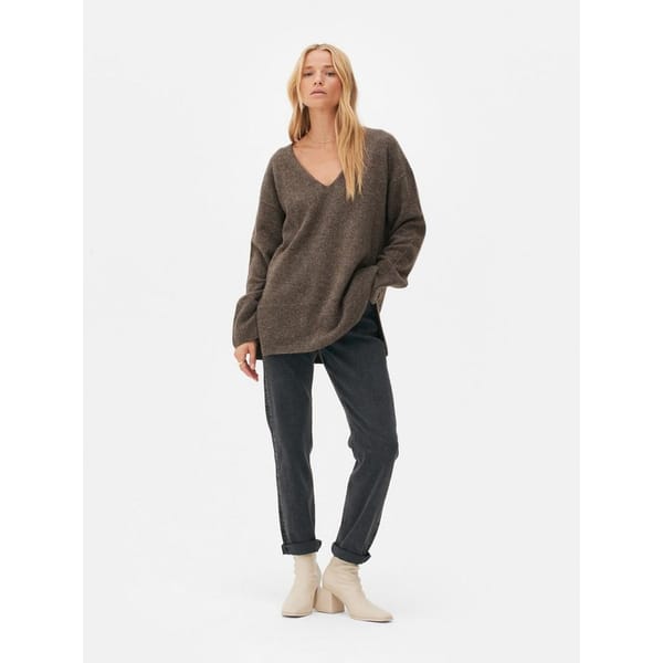 brown jumper primark the edit