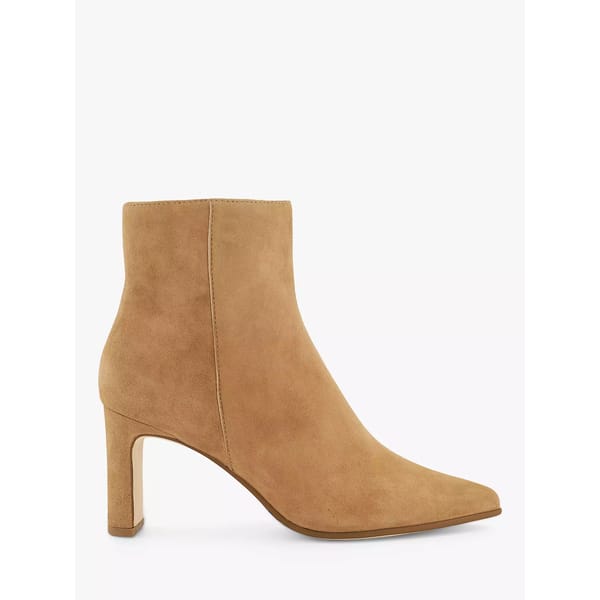 tan suede ankle boot