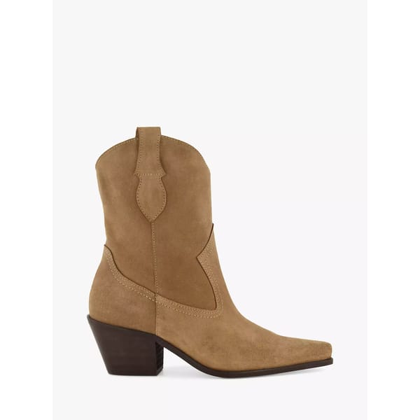 SUEDE TAN COWBOY BOOT