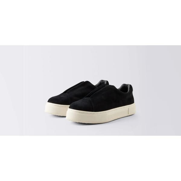 black sneakers